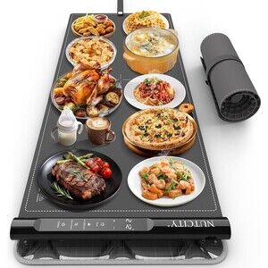Food Warming Mat (40x16 Inches) - Electric Warming Trays for Buffets & Parties